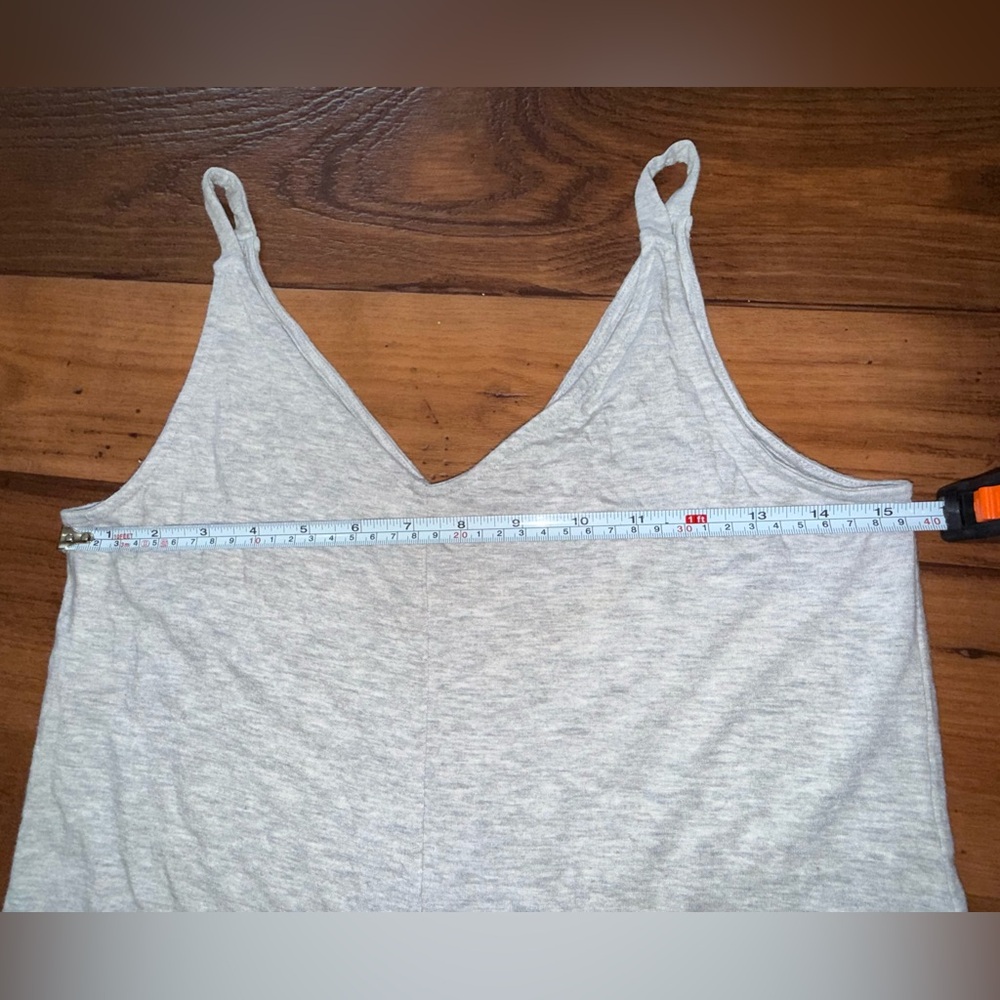 NWOT Athleta Nighttime Bliss Heather Grey Sleep V-Neck Tencel Romper Size: XS - Picture 10 of 11